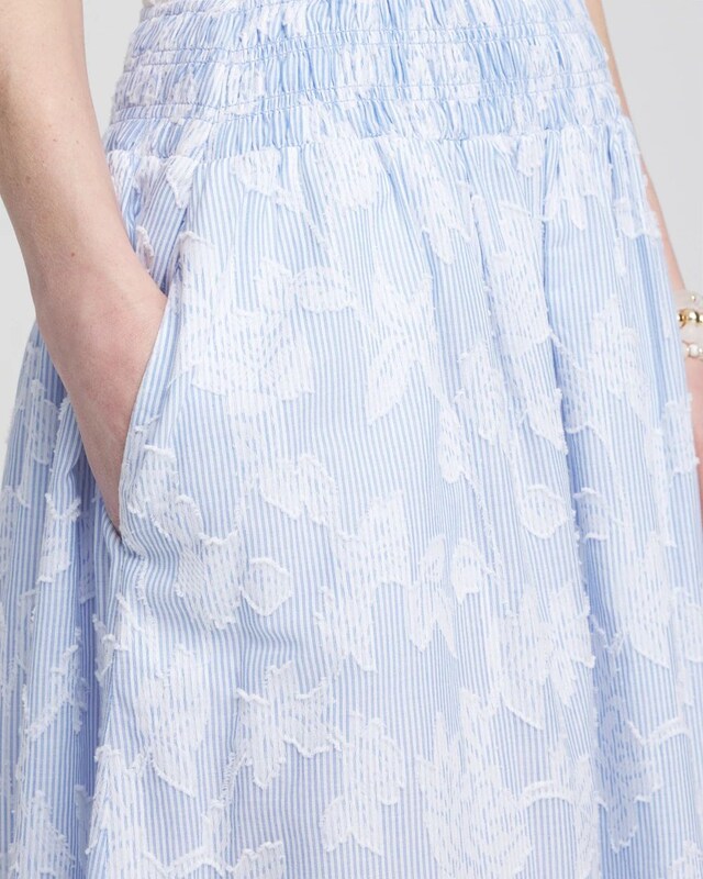 Floral Jacquard Maxi Skirt - image 4